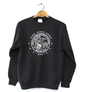 Vintage Illinois General Assembly Senate Sweatshirt Small